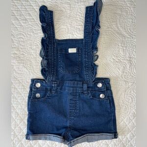 7 For All Mankind Girls 24m Denim Shortalls